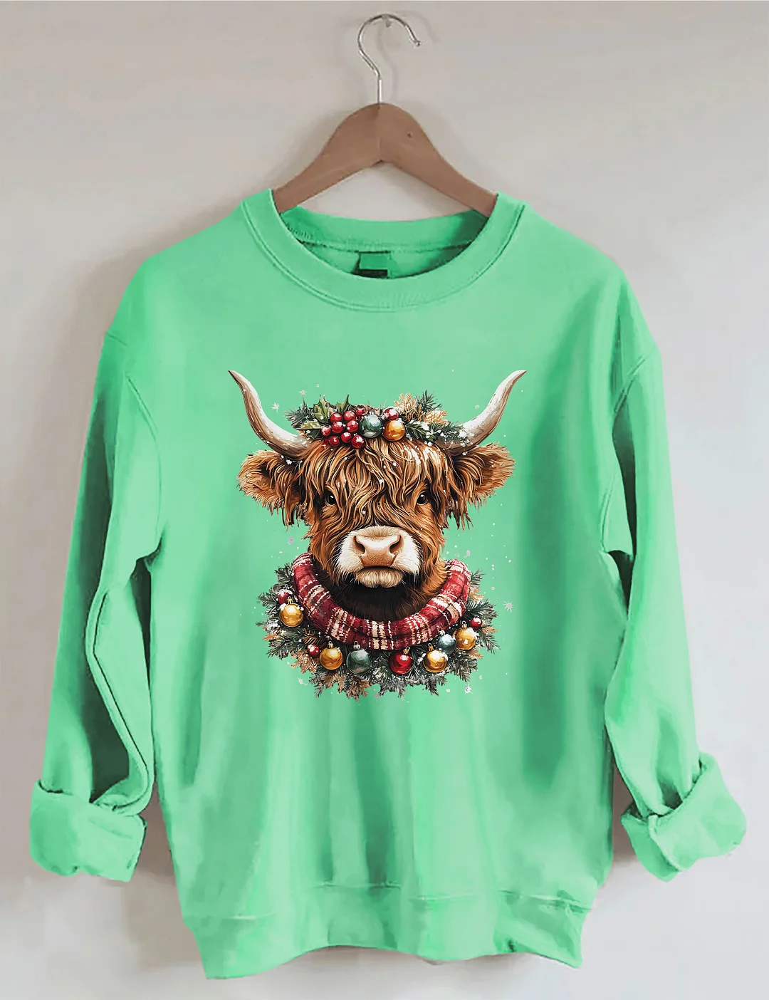 Christmas Cow Sweatshirt