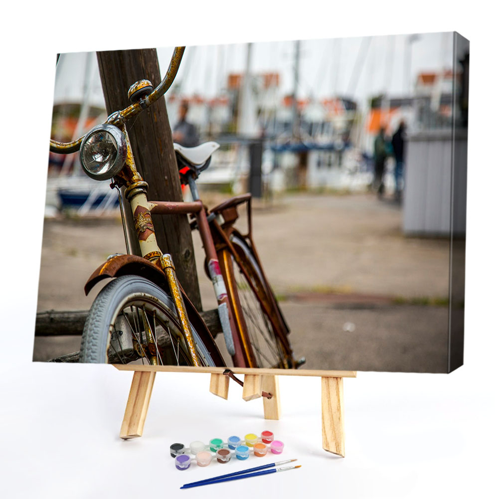 

40*50CM - Paint By Numbers - Bicycle, 501 Original