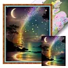 Aurora Moon-11CT Stamped Cross Stitch 40*50cm