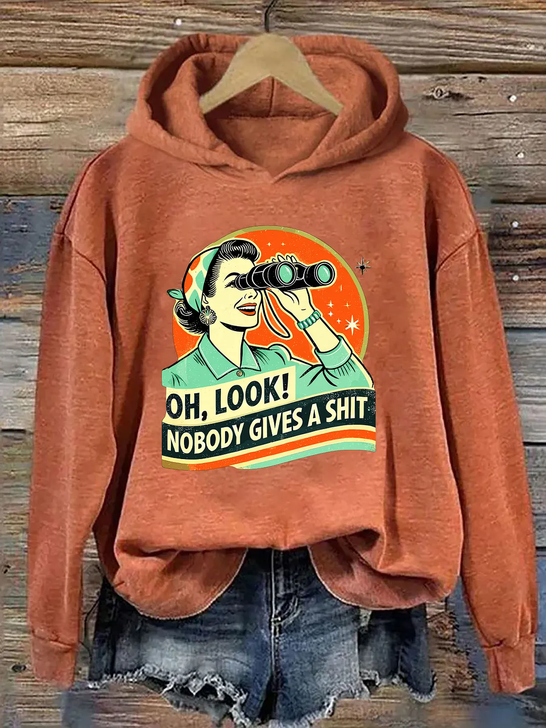 Oh Look Nobody Gives A Shit Hoodie
