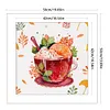 uk.everydayedeals (Limited Stock)9CT Full Stamped&nbsp;Cross Stitch - Teacup Juice (50*50CM)