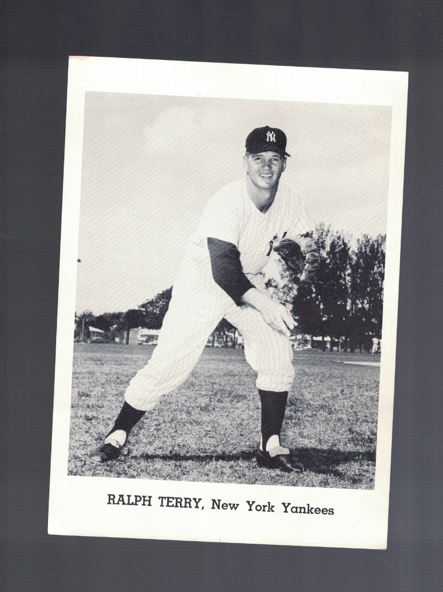 Ralph Terry 1960's New York Yankees 5x7 Picture Pack Photo Poster painting