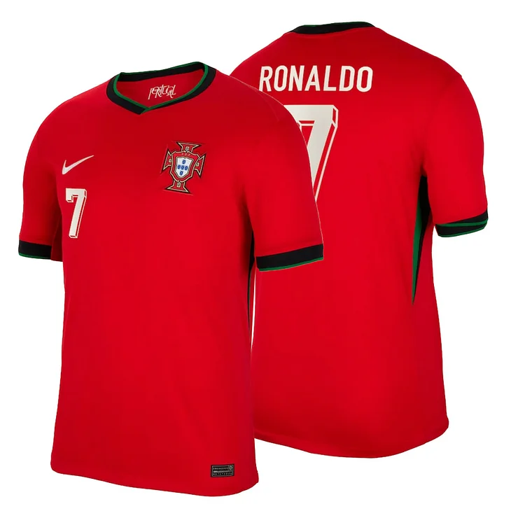 Portugal Cristiano Ronaldo 7 Home Trikot EM 2024