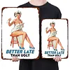 Pin Up Girl - Vintage Metal Signs - 20*30cm/30*40cm