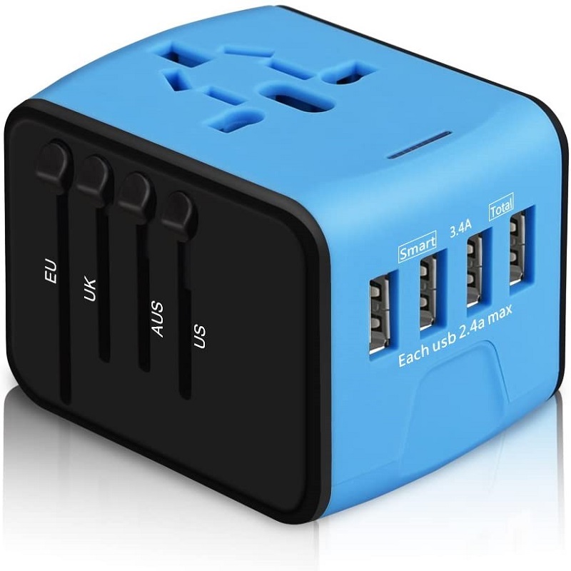 

Universal Travel Adapter All-in-one Worldwide European USB Power Charger, 501 Original