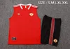 2025/2026 Manchester United Pre-Match Training Red Vest+Shorts Football1:1 Thai Quality