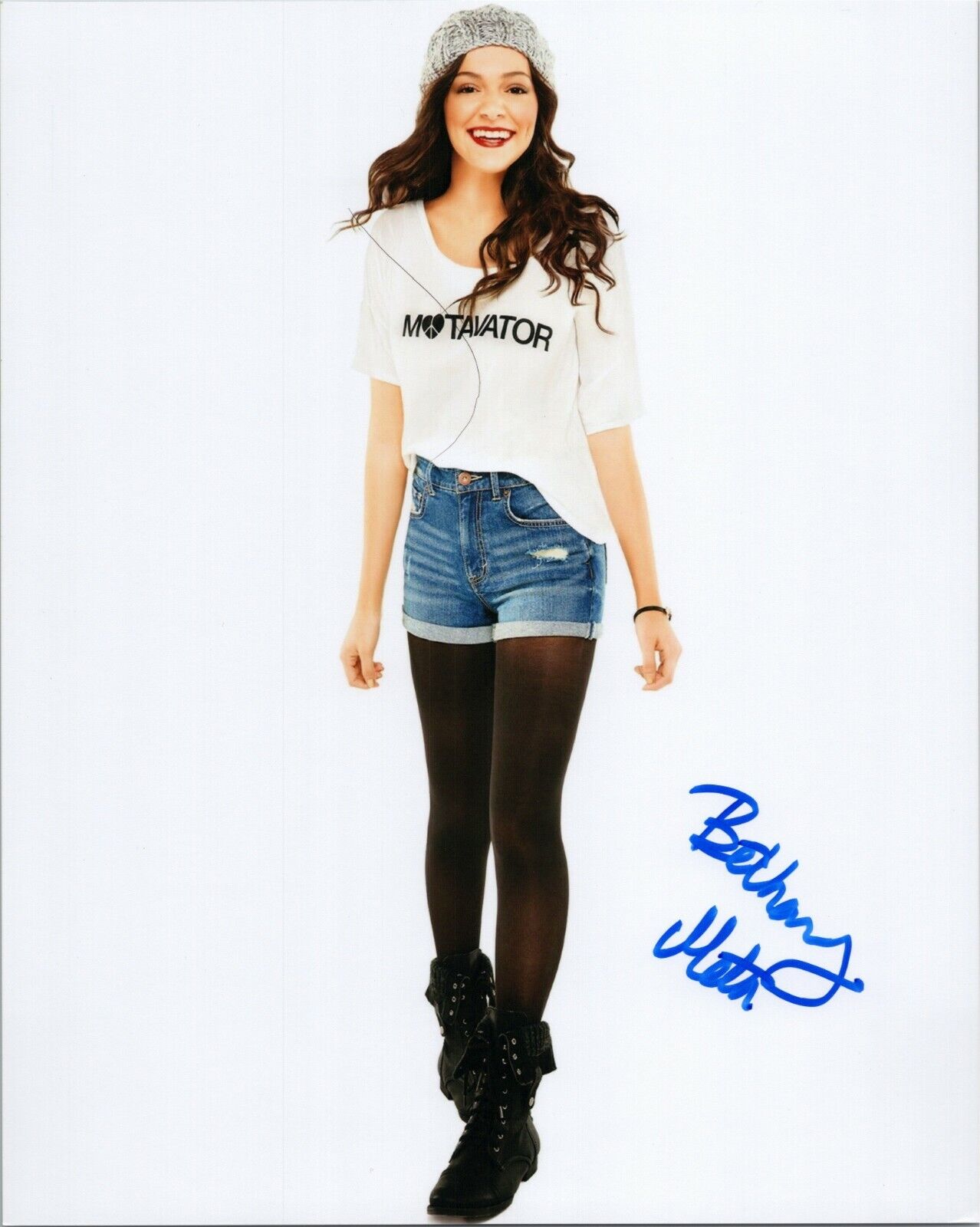 ~~ BETHANY MOTA Authentic Hand-Signed YOUTUBE STAR