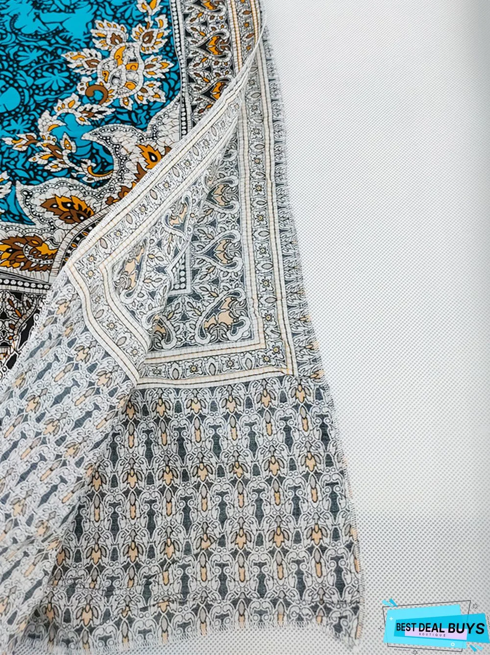 Women's Print Skirt Plus Size Loose Robe Seaside Holiday Dress