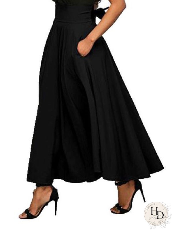 Dresses Solid Color Waist Strap Midi Dress for Women