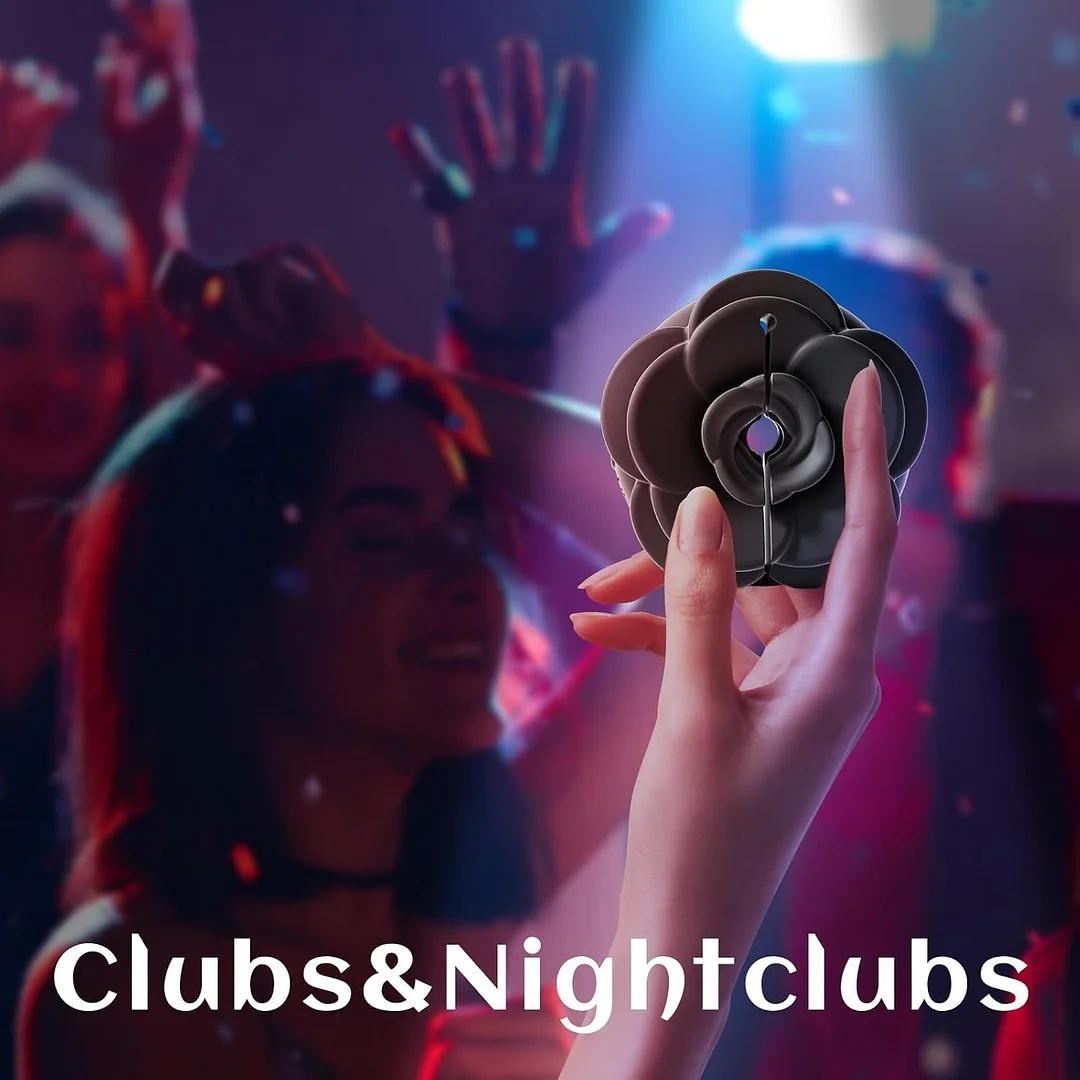 Rosara - Nipple Clamps Rose Toys With 9 Vibrating Modes