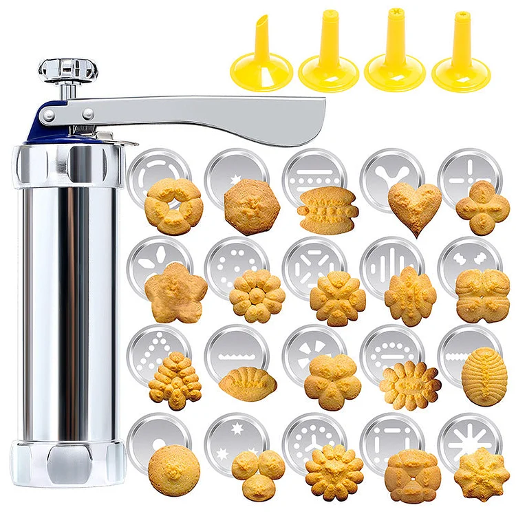 🍪Hot sale 49% off🧇Stainless steel cookie mould gun set