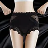 Sexy silk lace high-waisted panties