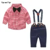 Baby Boy Set Suit Cotton Formal Outfits Sets 2 Pcs