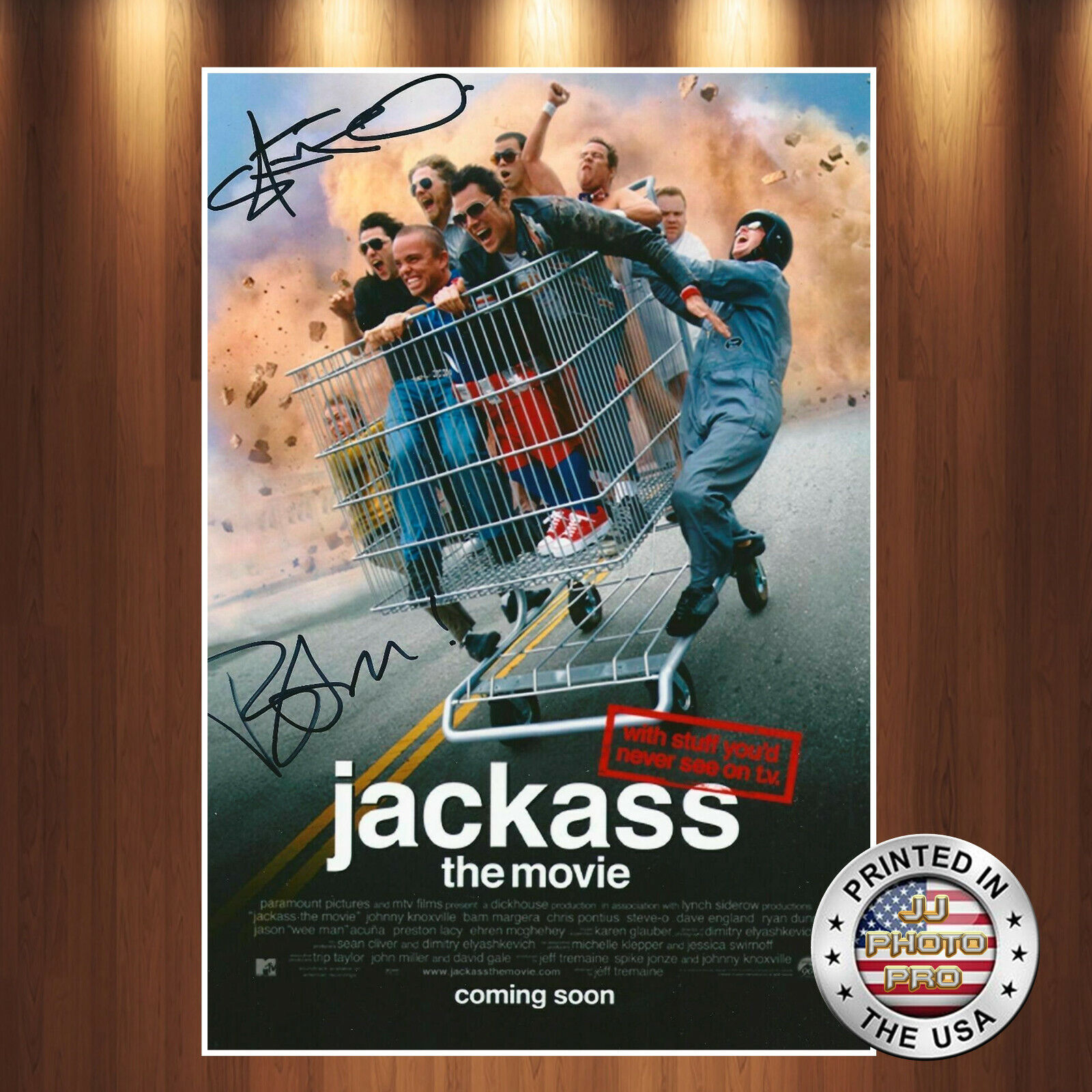 Steve-O Bam Margera Autographed Signed 8x10 Photo Poster painting (Jackass) REPRINT