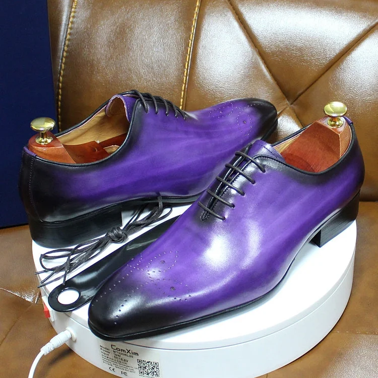Oxfords Cow Leather Pointed Toe Formal Business Men Shoes