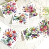 6Pcs Bouquet Diamond Painting Greeting Card Diamond Handmade Card for Friends