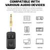 Instrument Microphone Adjustable Clip-On Pickup High-Fidelity Violin Performance Wireless Microphone Rechargeable Professional Sound Pickup for Violin Saxophone Brass Wind Instruments