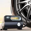 12V Portable Car Air Pump W/ LED Light Dual-Purpose for Motorcycles Bicycle Ball