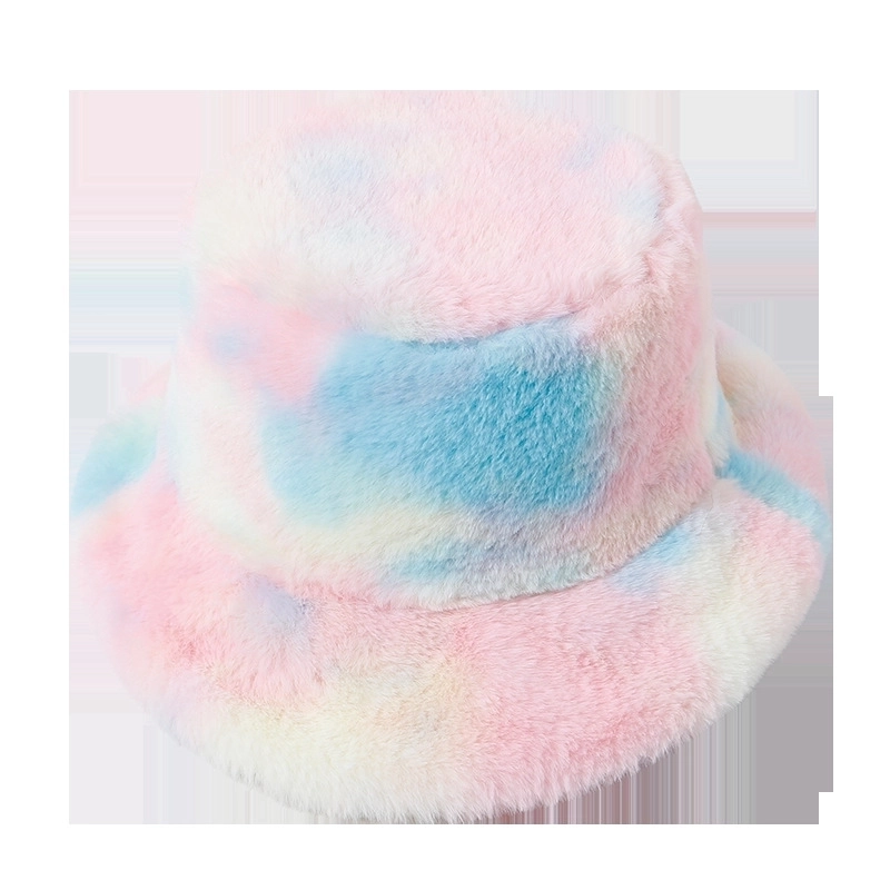 Korean Fashion Wild Color Plush Trend Warm Fisherman Hat
