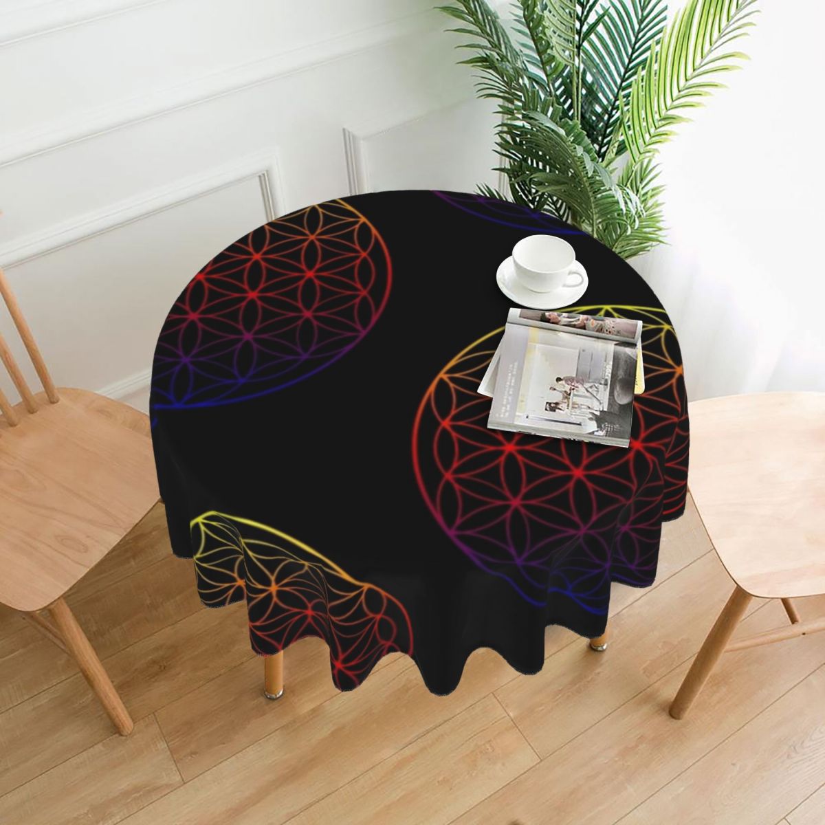 

Flower Of Life - Round Tablecloth, 150cm, 501 Original