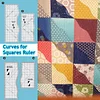 Curves for Squares & Rectangles Ruler -With Instructions
