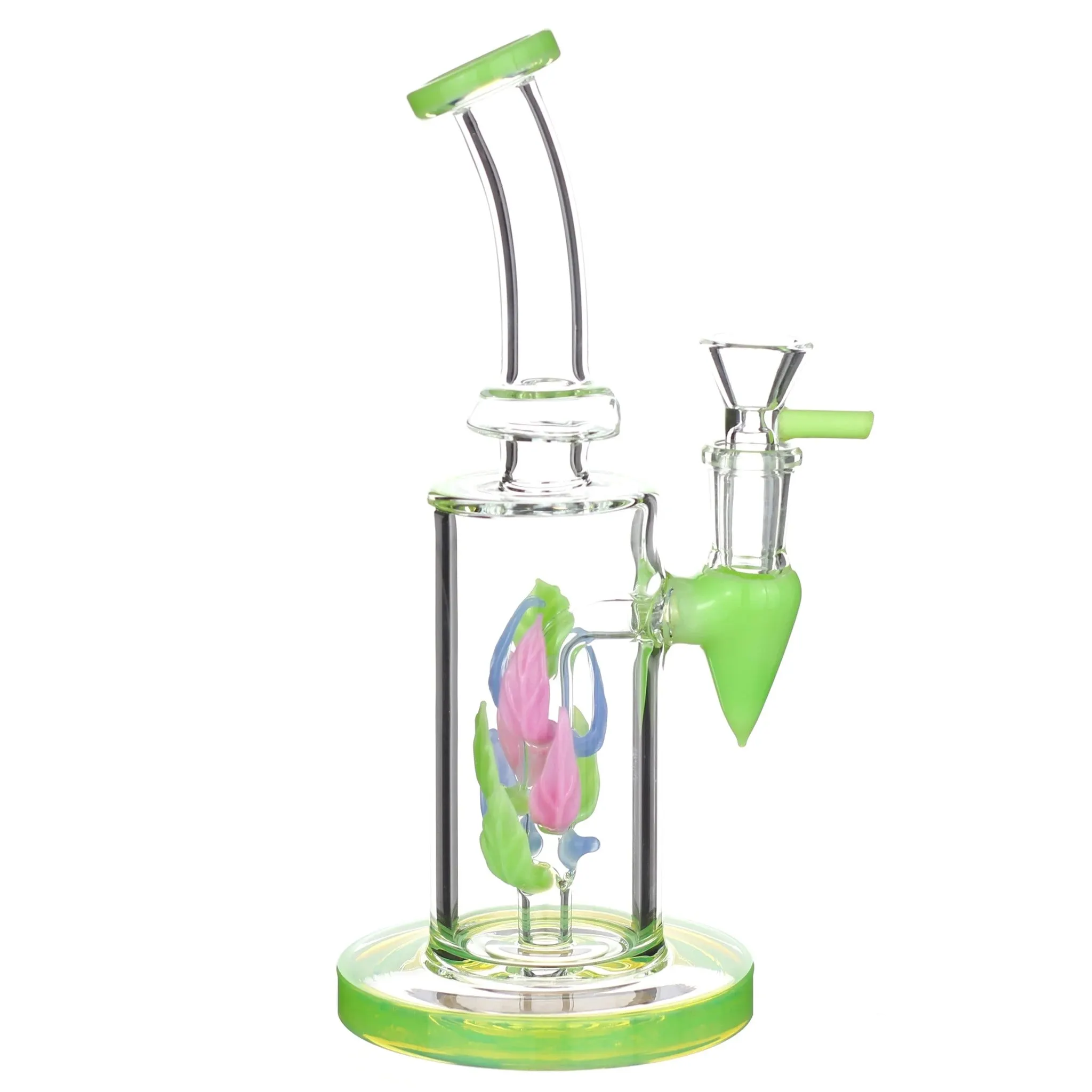 Multicolor Leaves Mini Bong