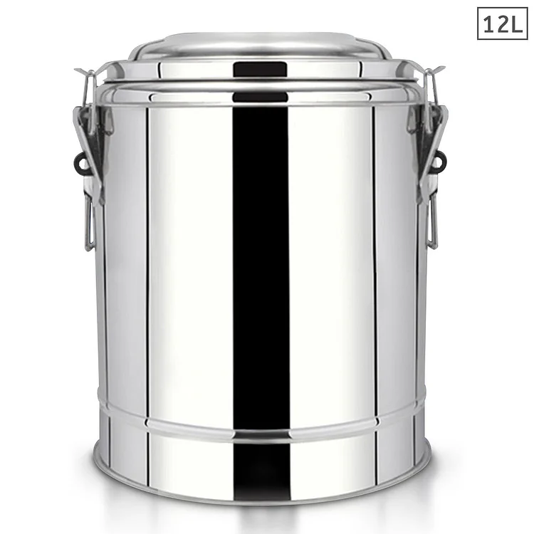 12L Stainless Steel Insulated Stock Pot