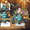 >SALE<Christmas Acrylic Special Shape Santa Claus Gift Truck Desktop Diamond Art Kits