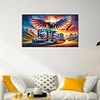 Diamond Painting- DIY Full Round Drill American Eagle(70*40 CM)