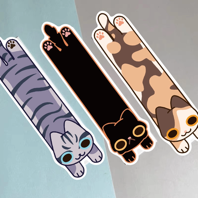 30 Sheets Per Bag Dog Cat Learning White Cardboard Cute Bookmark