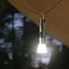 Portable Zoom Flashlight with Hook USB Rechargeable Waterproof