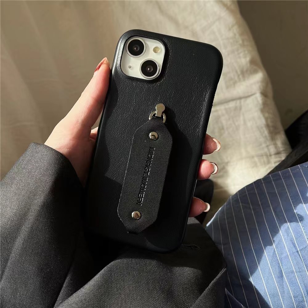 Minimalist Leather Wristband Phone Case