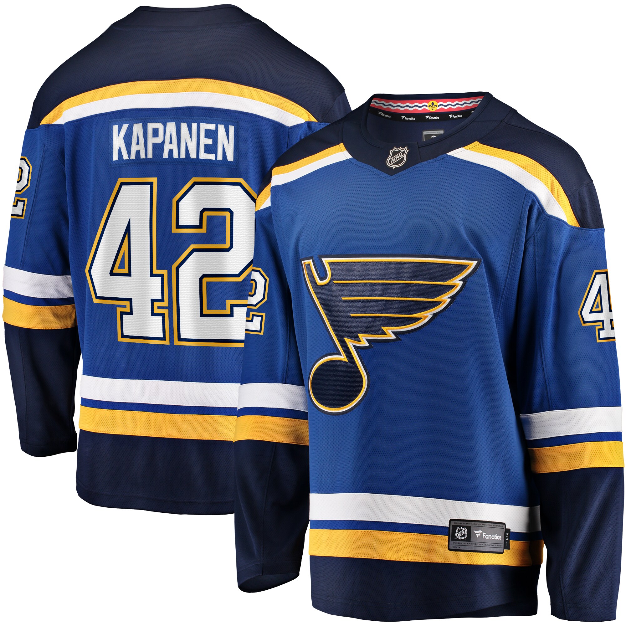 Kasperi Kapanen St. Louis Blues Fanatics Home Breakaway Jersey &ndash; Blue mysite