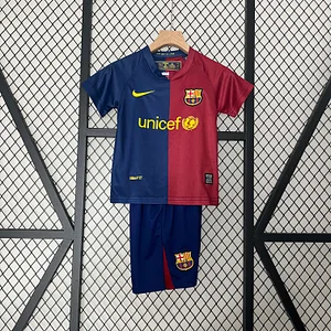 2008/2009 Retro Barcelona Home Football Shirt 1:1 Thai Quality Kids Size