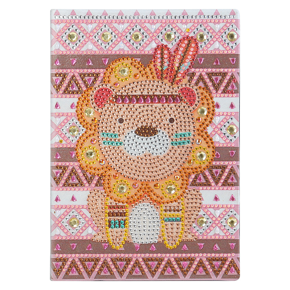 

Lion 50 Pages A5 Drawing Notebook-DIY Creative Diamond Notebook, 501 Original