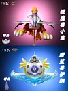 Riding Series Holsmon & Yolei Inoue & Submarimon & Cody Hida - Digimon Resin Statue - DMX Studios