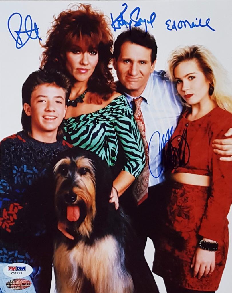 Married With Children cast signed 8x10 Photo Poster painting PSA COA LOA O'Neill Sagal Applegate