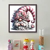 Flower Gnome-18CT Stamped Cross Stitch 30*30cm/11.81*11.81in
