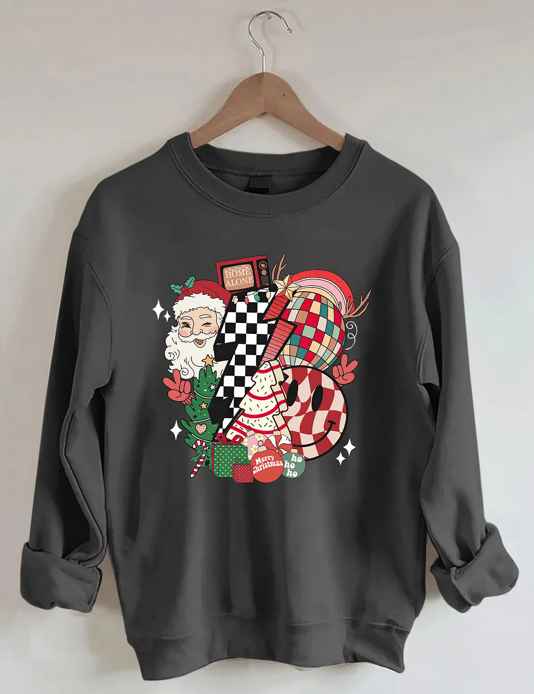 Retro Merry Christmas Sweatshirt