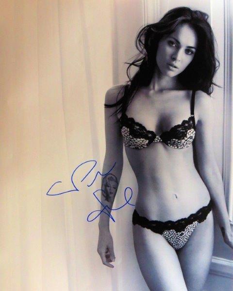 REPRINT - MEGAN FOX Hot Autographed Signed 8 x 10 Photo Poster painting Poster RP Man Cave