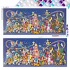 Disney 100e anniversaire personnage collection-plein diamant rond peinture-110 * 50cm-dp grande taille