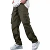 Pantaloni multitasche da lavoro con coulisse da uomo