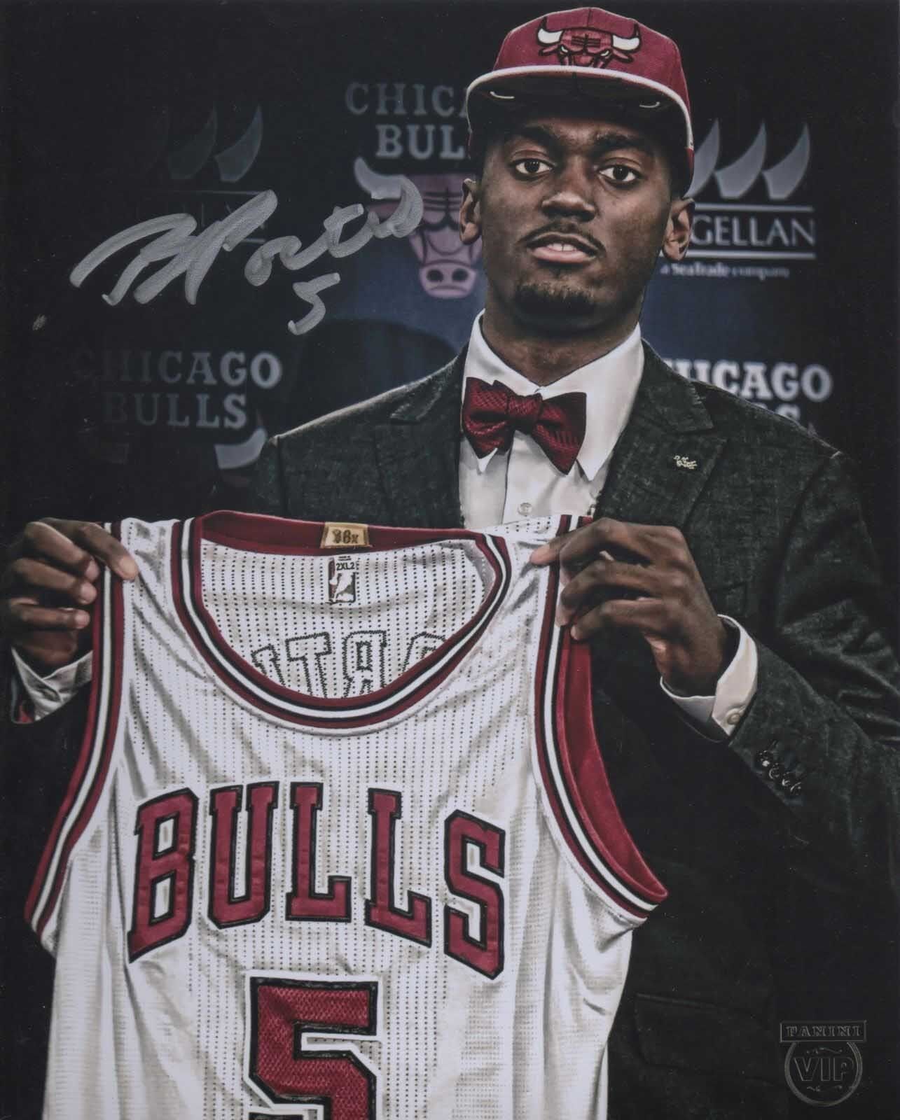 Bobby Portis 2015 Panini National VIP Party Autograph 8x10 Photo Poster painting Auto Bulls