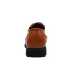 Handmade Genuine Leather Men Brown Formal Shoes