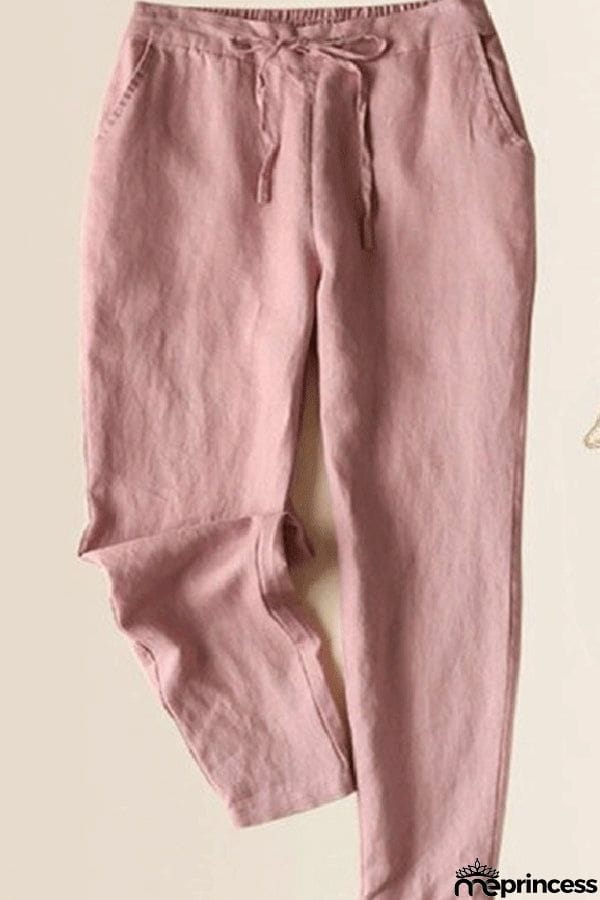 Loose Solid Color All-Match Casual Pants