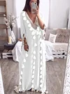 Plus Size Tasseled Batwing Sleeves Maxi Dress