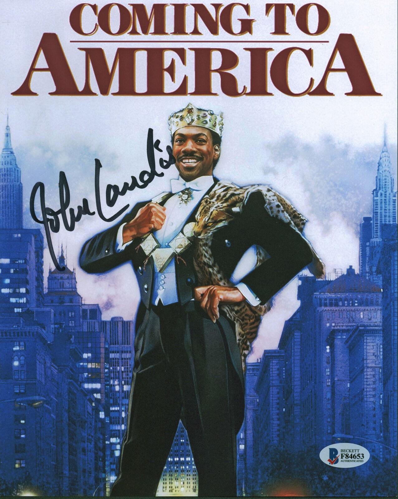 John Landis Coming to America Authentic Signed 8x10 Photo Poster painting BAS #F84653