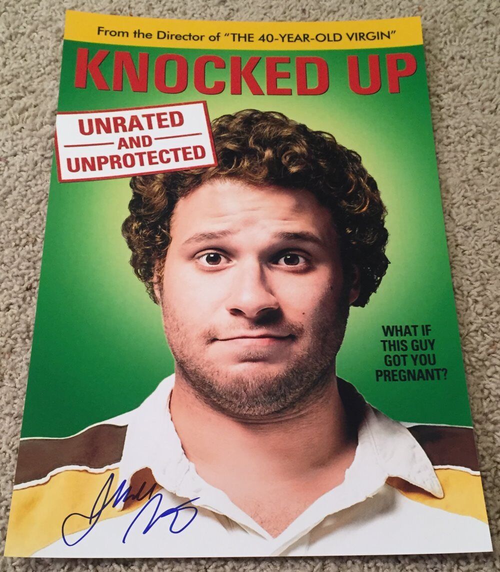 JUDD APATOW SIGNED AUTOGRAPH KNOCKED UP 12x18 Photo Poster painting POSTER w/EXACT PROOF