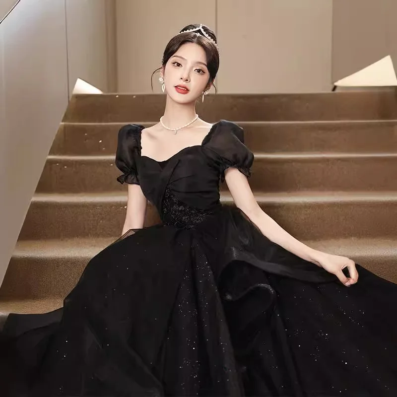 Nigikala Evening Dress Dress 2025 New Banquet Temperament Long-Term Luxury Minit Dinner Hosts Walk Show Evening Dress