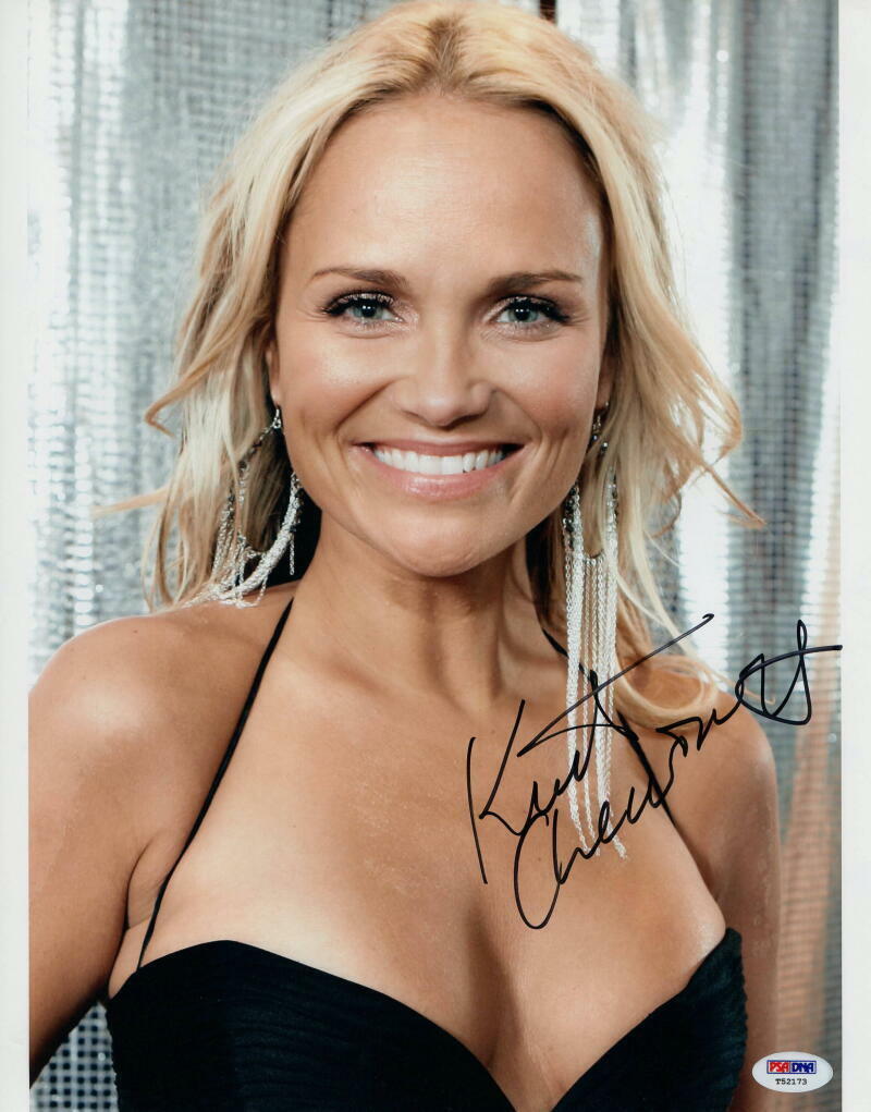 KRISTIN CHENOWETH SIGNED AUTOGRAPH 11X14 Photo Poster painting FULL SIGNATURE GLINDA WICKED PSA